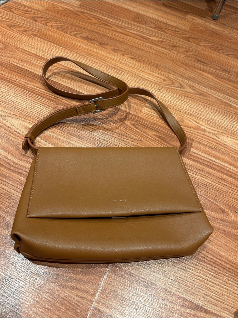 Pixie Mood Camel Cognac Vegan Leather Crossbody Shoulder Bag